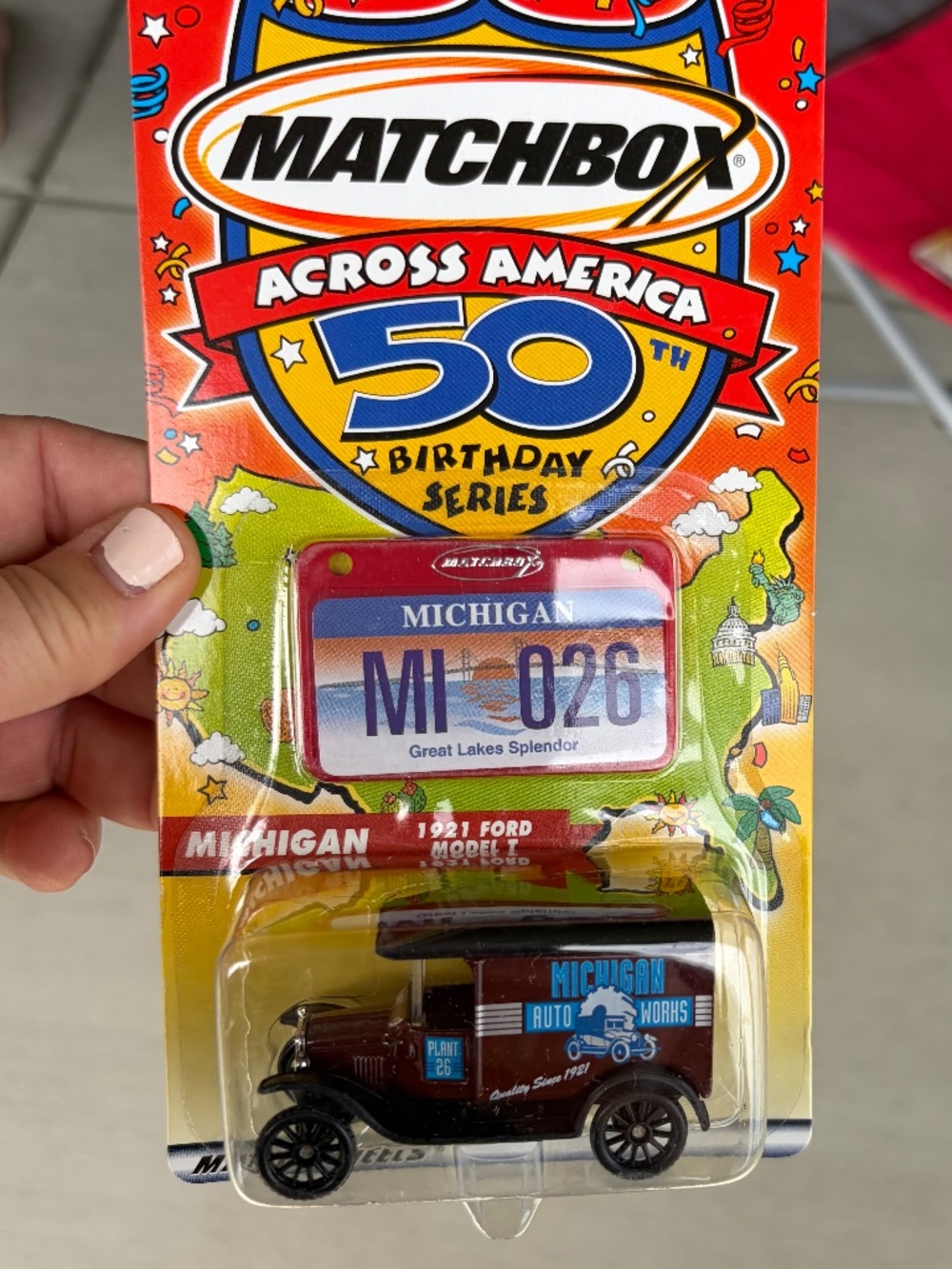 Matchbox Across America 50th Birthday Series – Michigan 1921 Ford Model T